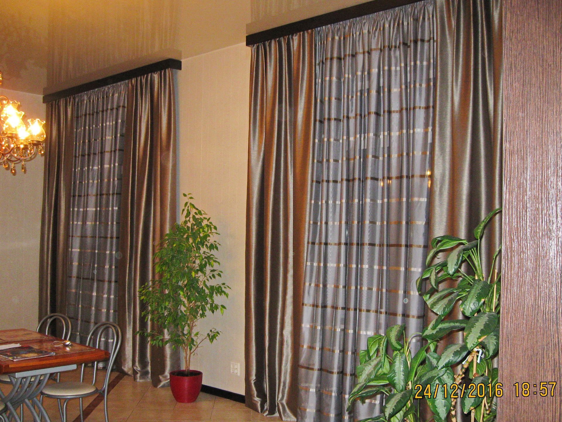 Фото 23. Дизайн штор в гостиную. Дом в Брянске.